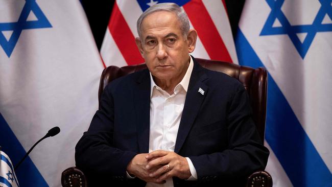 Israeli Prime Minister Benjamin Netanyahu has vowed to destroy Hamas’s military and governing capabilities. Picture: AFP