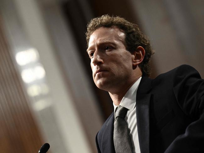 (FILES) Mark Zuckerberg, CEO of Meta, testifies during the US Senate Judiciary Committee hearing 