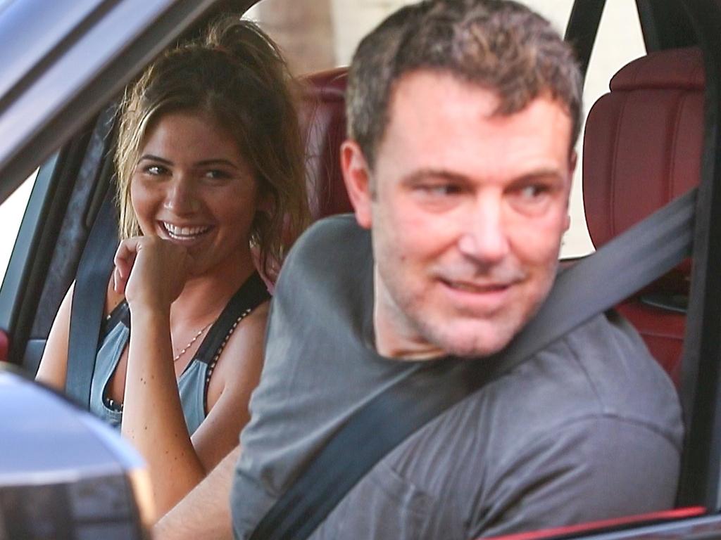 Ben Affleck and Shauna Sexton at Jack In The Box. Picture: BackGrid