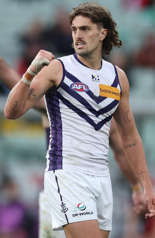 Former Demon Luke Jackson is one of Pickett’s many links to Fremantle. Picture: Getty Images