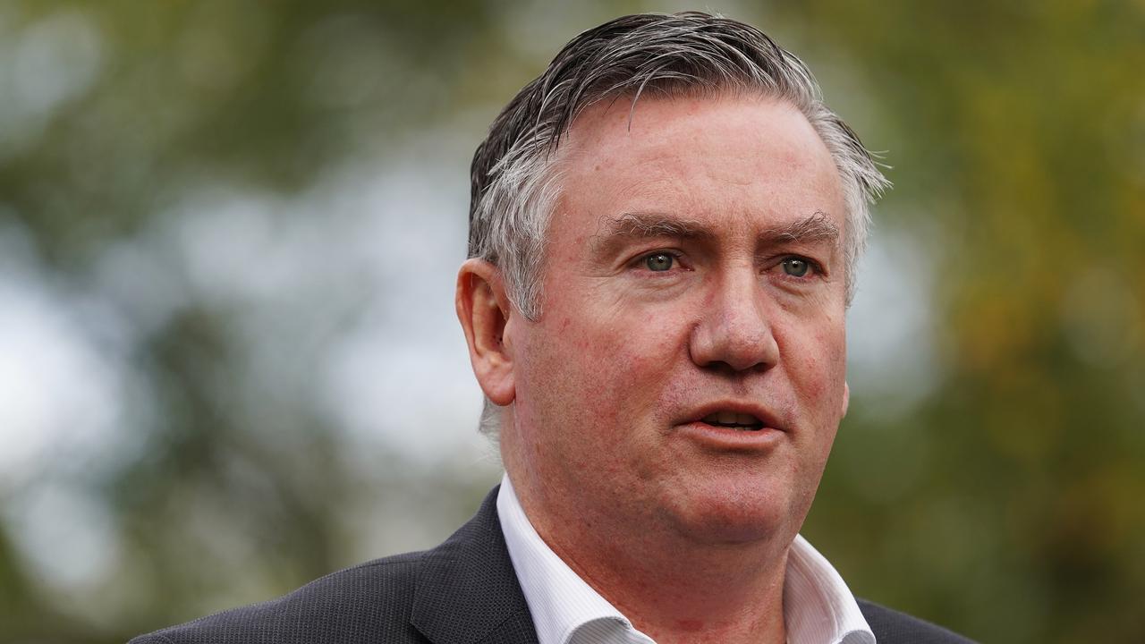 Eddie McGuire has launched a stunning defence of Christine Holgate, the embattled Australia Post boss. Picture: AAP