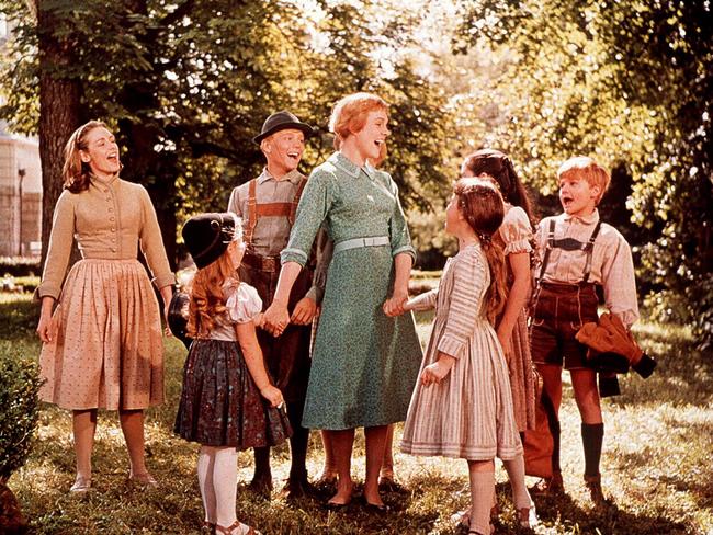 Actor Julie Andrews in the 1965 film The Sound Of Music. Picture: Supplied