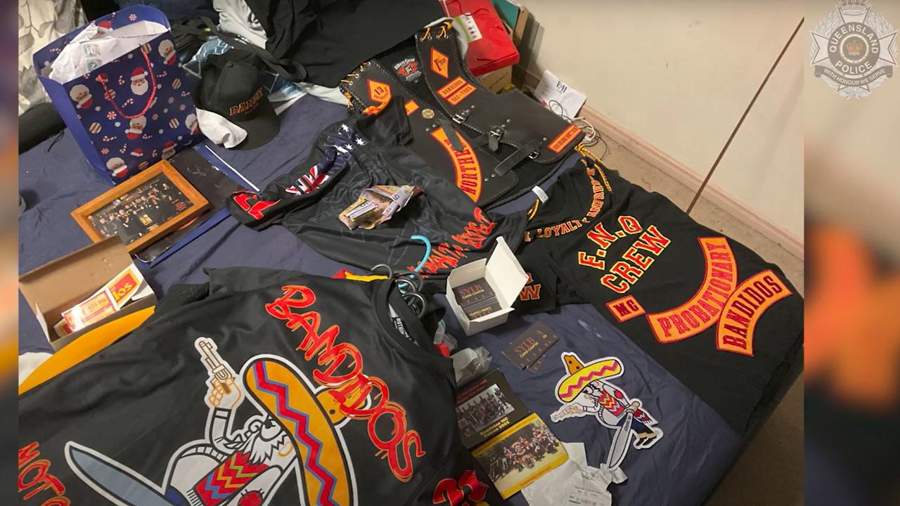 Video: Guns, drugs allegedly seized in bikie raid