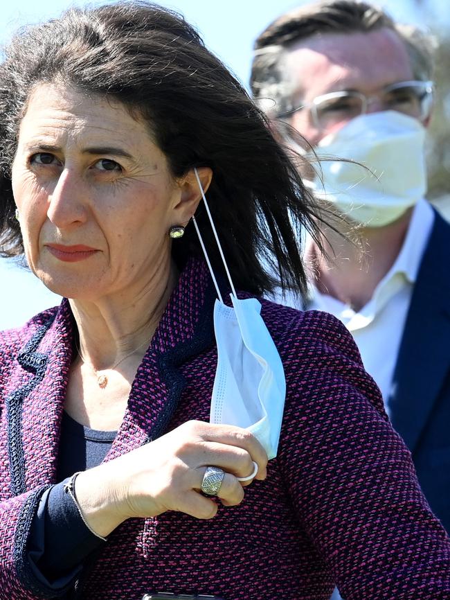 Gladys Berejiklian’s Covid crisis cabinet signed off on the measure on Monday. Picture: NCA NewsWire / Jeremy Piper