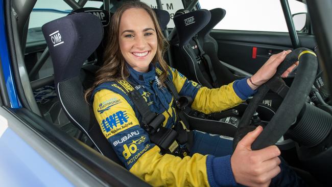 Holden target Molly Taylor was the 2016 Australian rally champion.