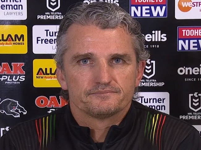 Ivan Cleary took a swipe at the referees after some "strange calls".