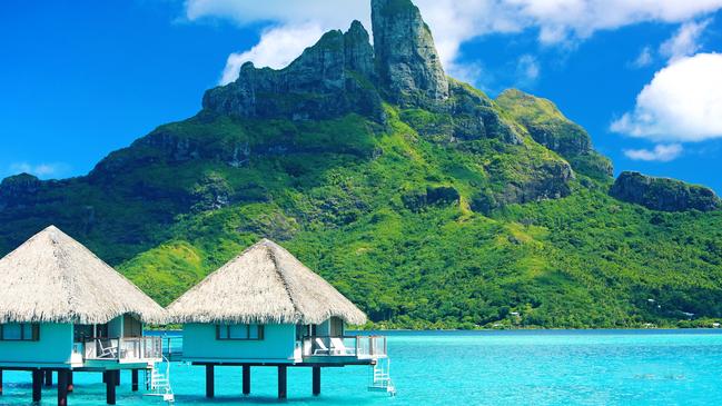 Bora Bora in the South Pacific.