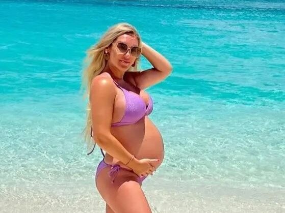 A pregnant woman has revealed how she strives to look good ahead of having her child. Picture: Instagram