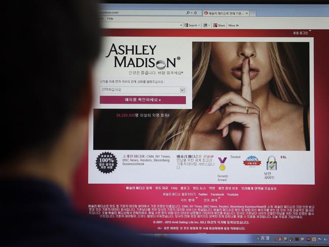 FILE - In this June 10, 2015 photo, Ashley Madison's Korean web site is shown on a computer screen in Seoul, South Korea. Avid Life Media Inc., the parent company of Ashley Madison, a matchmaking website for cheating spouses, said it was hacked and that the personal information of some of its users was posted online. The breach was first reported late Sunday, July 19, 2015, by Brian Krebs of Krebs on Security, a website that focuses on cybersecurity. (AP Photo/Lee Jin-man, File)