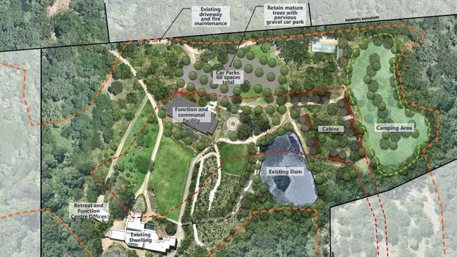 An overview of the proposed new facility at Kiels Mountain.