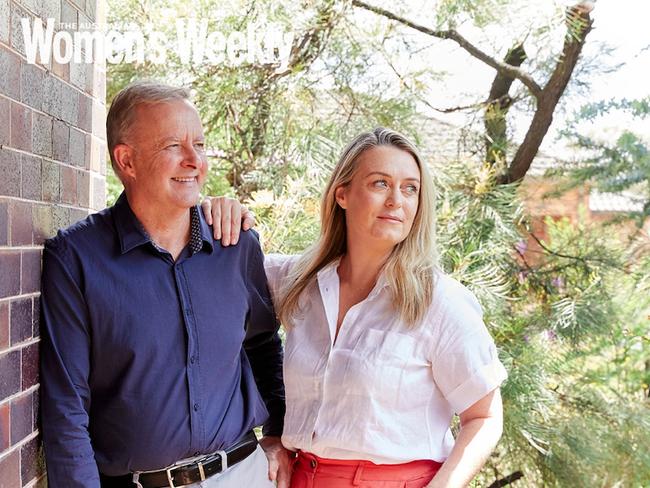 Anthony Albanese and his partner of two years Jodie Haydon. Picture: Alana Landsberry/Are Media via NCA NewsWire