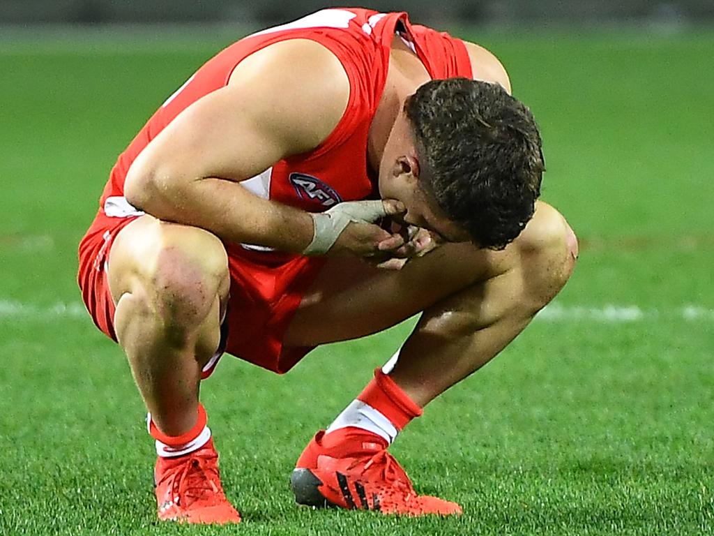 The Swannies were left to rue missed opportunities against the Giants. Picture: AFL Photos/Getty Images