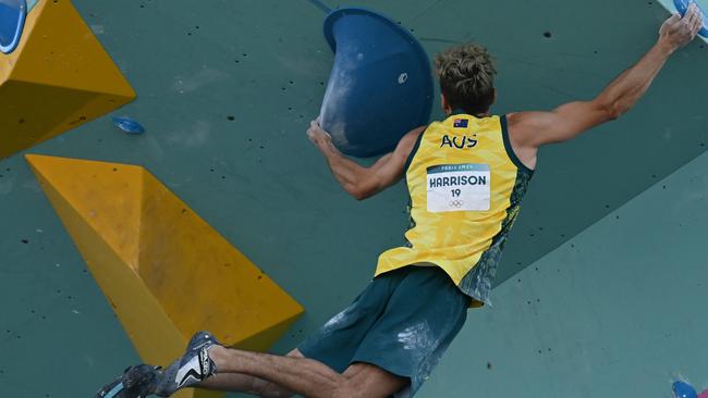 Sports climbing is insane. Photo by Fabrice COFFRINI / AF