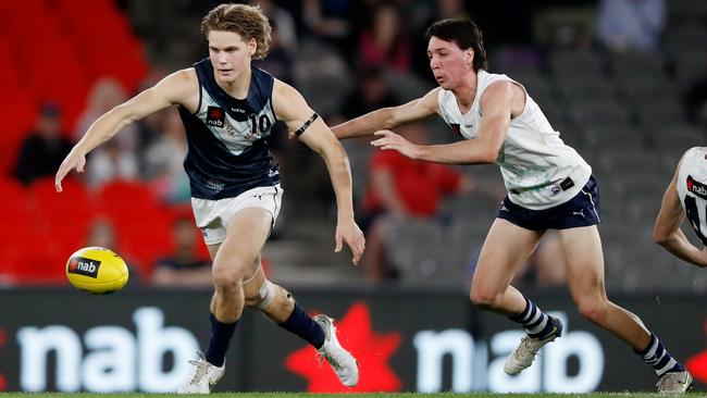 Will Ashcroft (left) is the consensus best player in the 2022 draft class. Picture: Getty Images