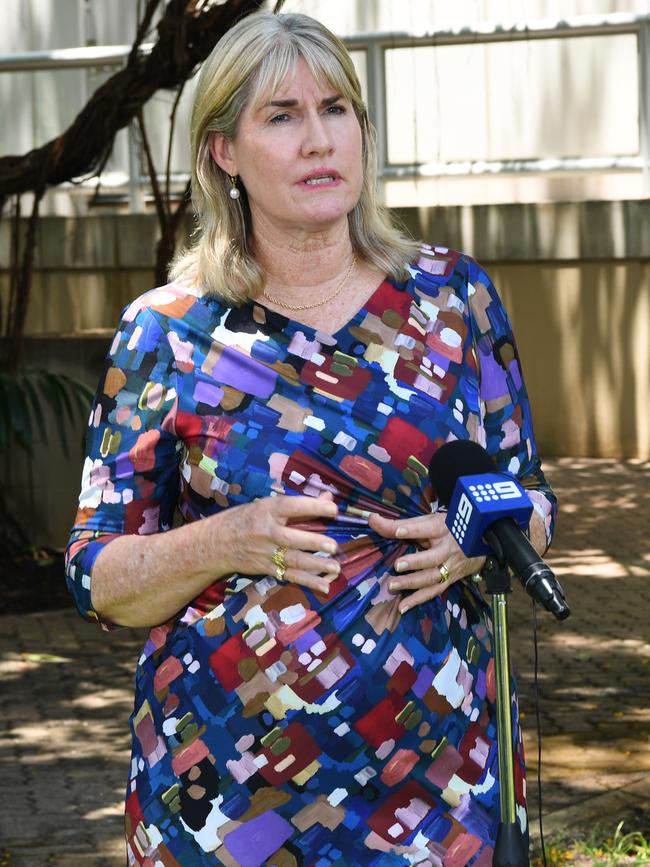 Planning Minister Eva Lawler at NT Parliament house.