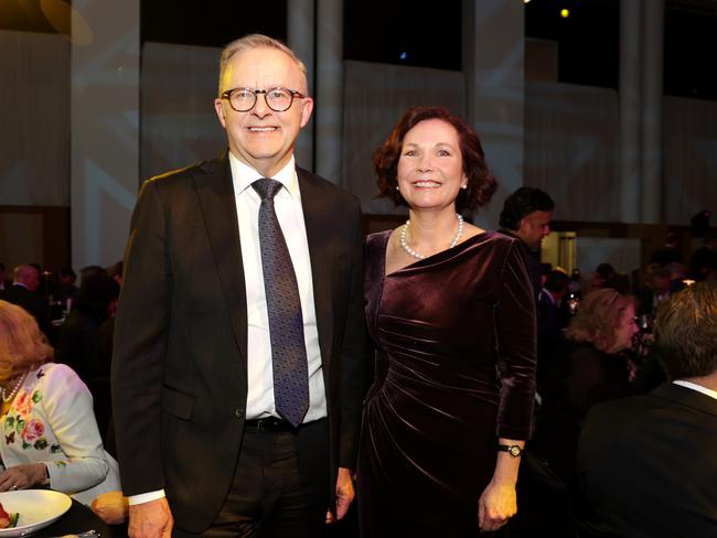 Prime Minister Anthony Albanese and Minerals Council of Australia CEO Tania Constable at Parliament House in Canberra. Picture: Jane Dempster/The Australian.