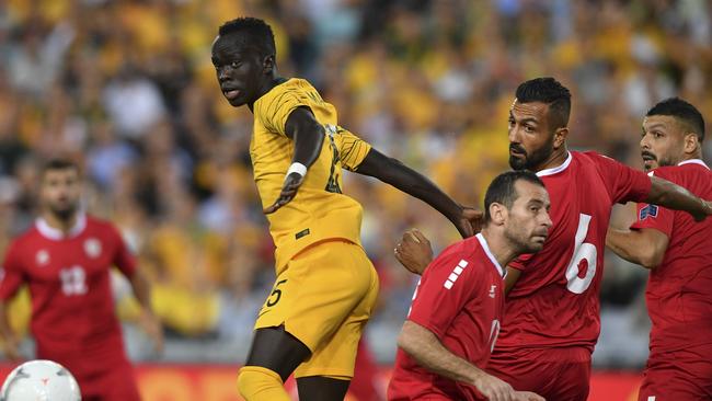 Awer Mabil is an exciting prospect for the Socceroos. Picture: AAP