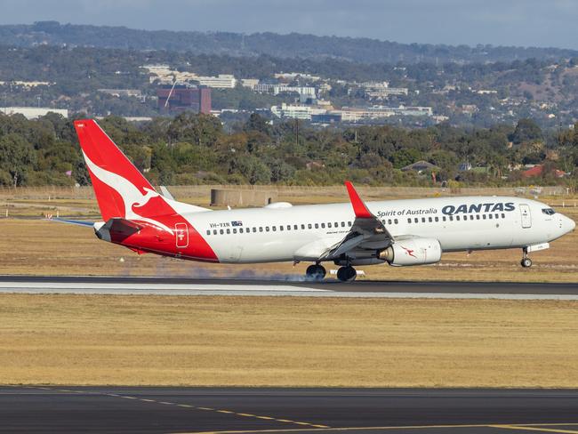 ADELAIDE, AUSTRALIA - NCA NewsWire Photos - MAY 01 2024: ADELAIDE AIRPORT PLANE GENERICS. Picture: NCA NewsWire / Ben Clark