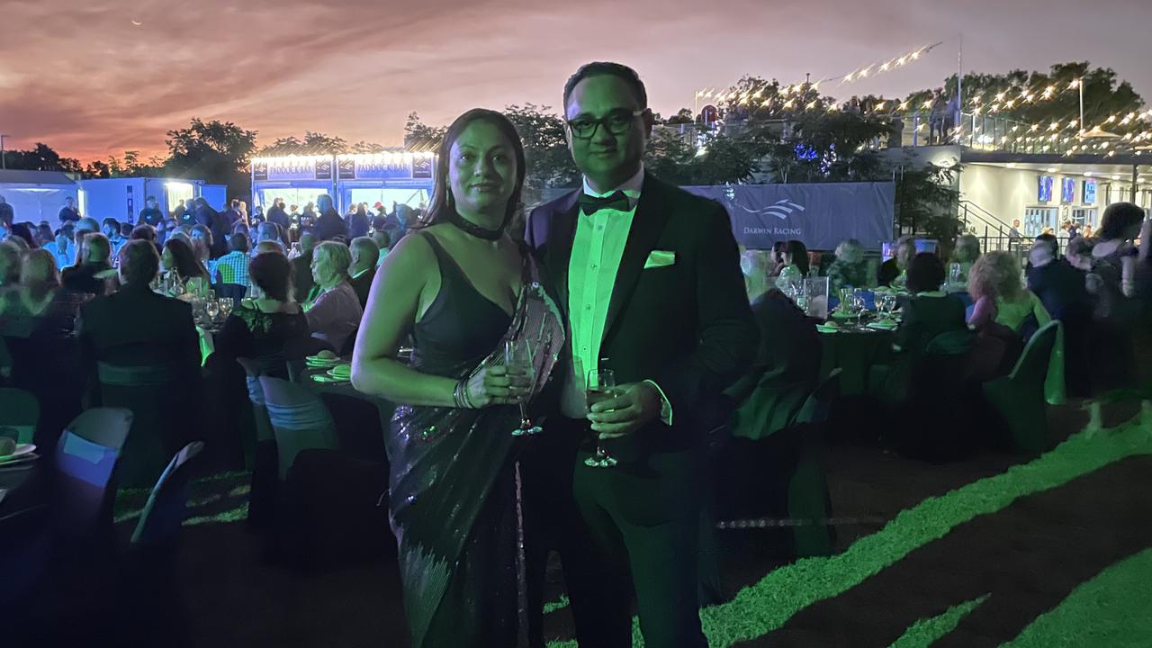 Adrian Massey and Sanjukta Ghosh at the Darwin Cup Gala Ball.