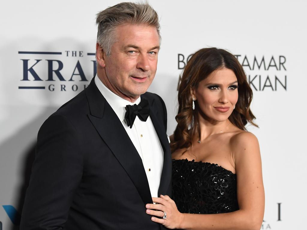 Alec and Hilaria Baldwin have five children together and most recently celebrated the birth of their son Eduardo Baldwin. Picture: Angela Weiss/AFP