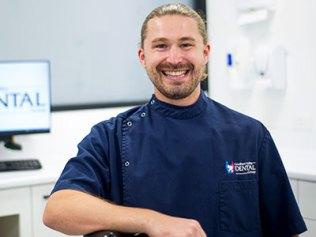 Dr Tom Mackey from Goulburn Valley Dentist Group is a "passionate" dentist who helps nervous patients get through their obstacles. Picture: Supplied