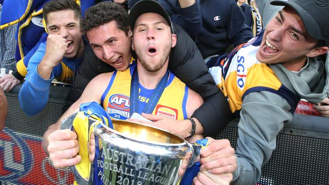 Daniel Venables was part of West Coasts’s 2018 premiership team. Picture: David Caird