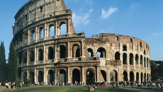 The Colosseum in Rome viewed from the outside. Picture: Getty