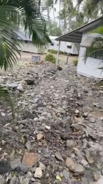 Destruction at Ellis Beach