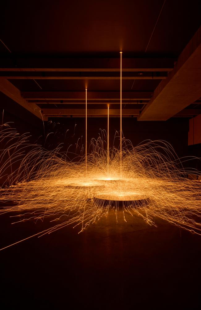 Dark Mofo 2025: The paradoxical nature of life, 2018, by Arcangelo Sassolino. Picture: Jesse Hunniford/Mona