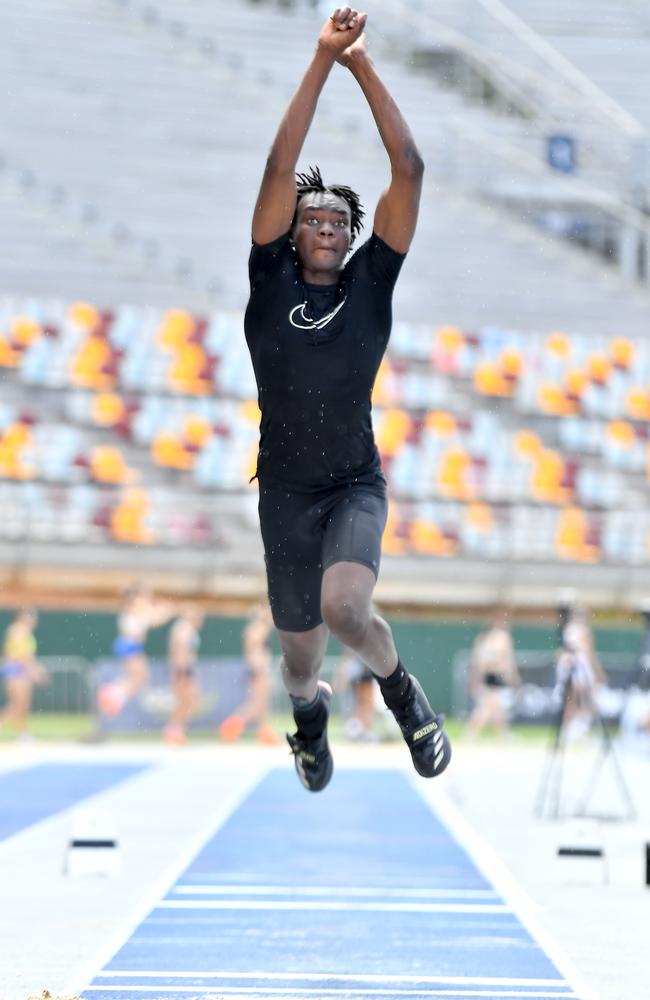 Queensland track and field state titles Saturday March 15, 2025. Picture, John Gass