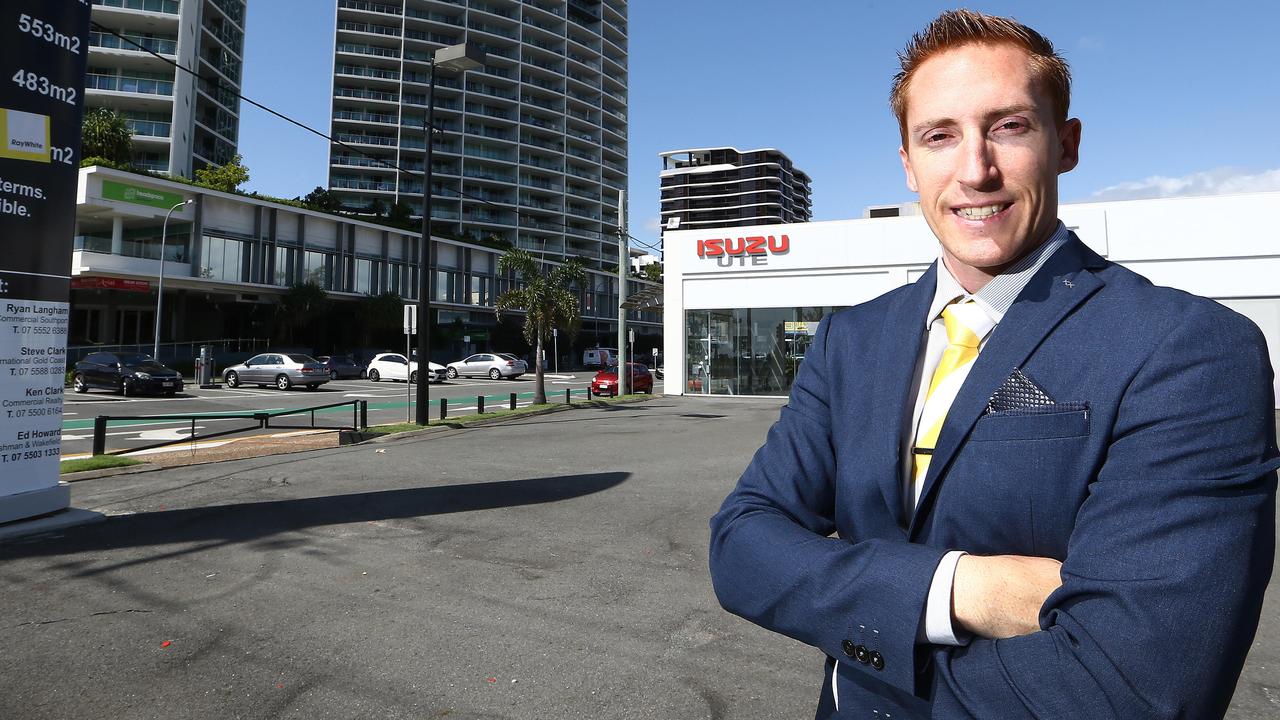 Ray White Commercial Burleigh consultant Ryan Langham. Picture: Glenn Hampson.