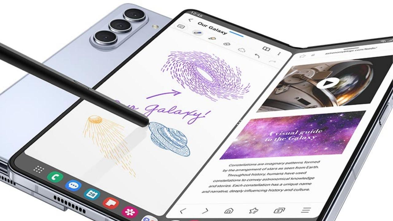 Samsung Galaxy Z Fold5 Smartphone. Picture: Samsung