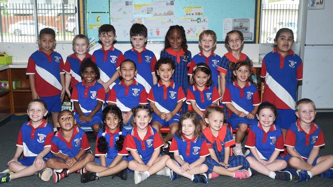 Cranbrook State school Prep B TEACHER: Brooke Horwood Front: Bellamy Simpson, Raj Gela, Arvika OHRI, Ramsey Fleischfresser, Bowie Donovan, Jayde Eveans, Hannah Keast, Perseus Duncan. Middle: Lillian Cannon, Raven Mataa, Taharqua Whaleboat, Aaliyah Sawyer, Ava Giess. Back: J'Taeo Murphy-Nai, Oscar Swayn, Wesson Nicolay, Oliver Sorbello, Stella Bray, Toby Dearness, Pheniox Hersom, Rodrick Geia.