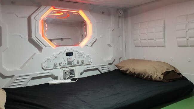 Pod life for a night. Source: Facebook/Frank Chan