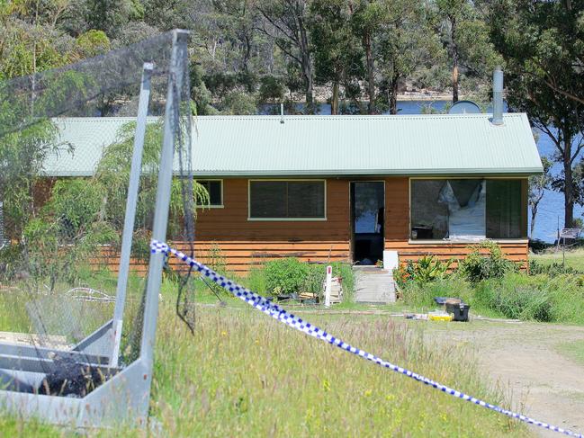 The Eggs and Bacon Bay house where Brett Edward Williams’ body was found.