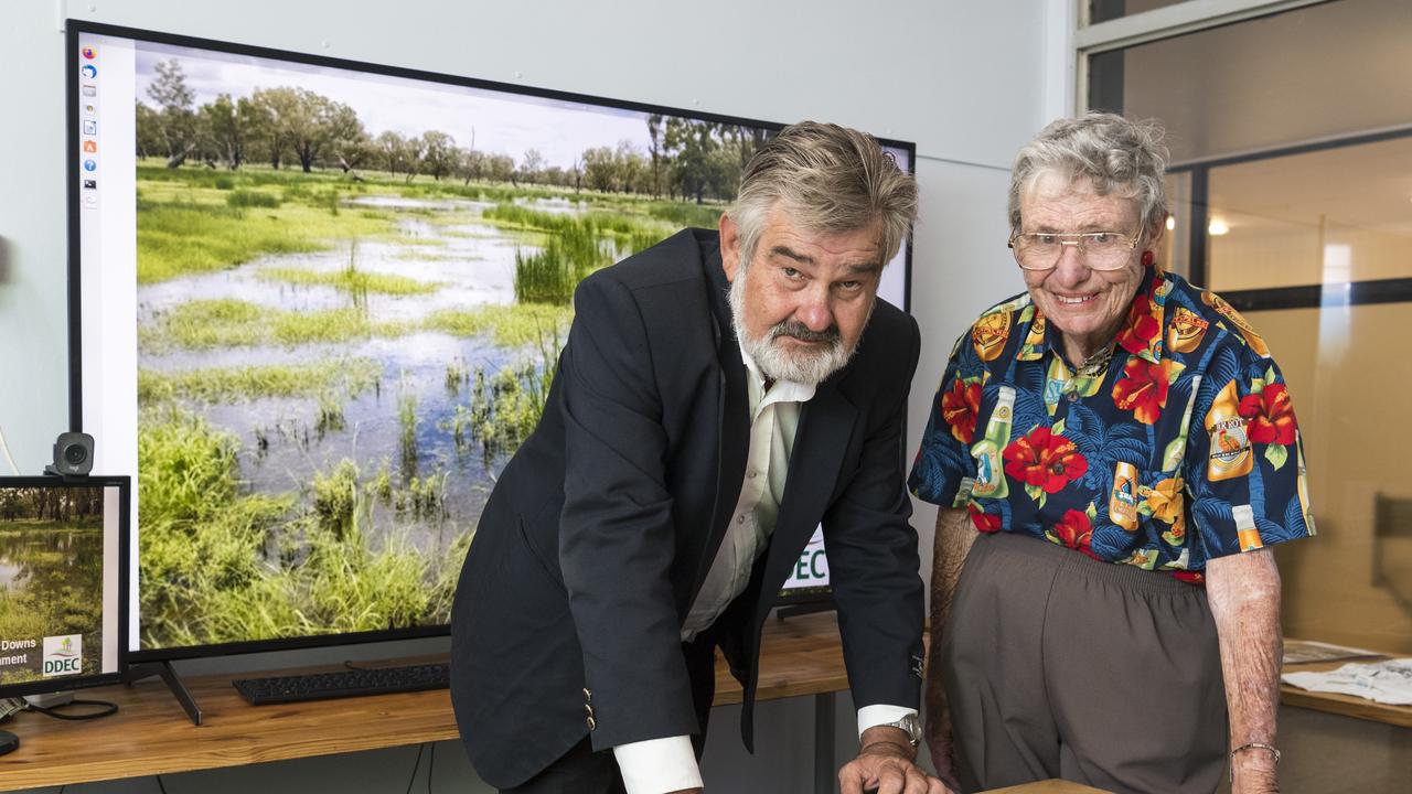 Oakey Coal Action Alliance secretary Paul King and president Aileen Harrison vowed to fight on. Picture: Kevin Farmer