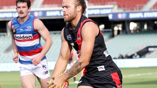 Kenny Karpany has been a strong player for Port District since arriving from West Adelaide. Picture: Sarah Reed