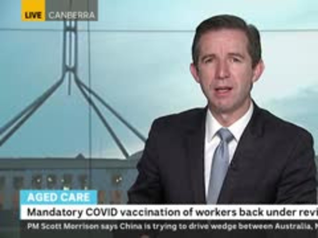 Finance Minister Simon Birmingham admitted the Australian vaccine rollout 'hadn't gone as planned'.