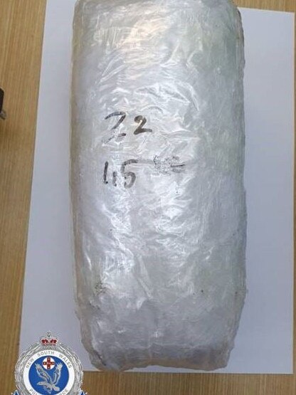 Charges laid after $300,000 of ‘ice’ concealed in mechanical equipment seized. 54-year-old Yennora man arrested. Picture: NSW Police