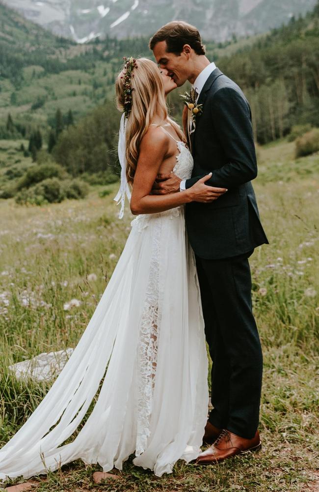 Grace Loves Lace's Hollie, a beach wedding dress, became the world’s most pinned wedding dress after being pinned more than 2.5 million times.