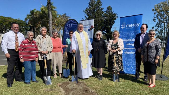 The sod was officially turned marking the beginning of construction for the new Mercy Haven facility.