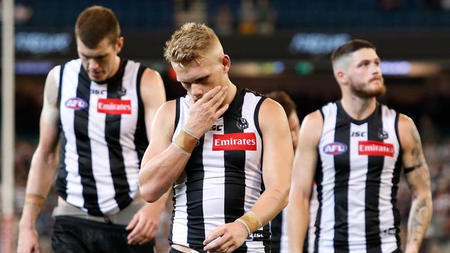 Collingwood will be under pressure to bounce back after its loss to Geelong. Picture: Dylan Burns.