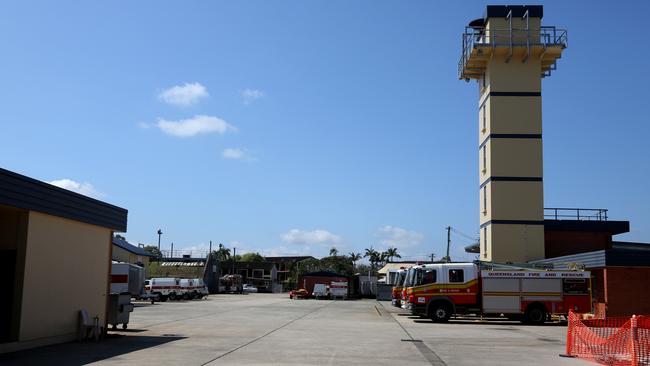 High levels of the dangerous chemicals were detected in an in-ground water pit at Cairns Fire Station back in 2016. Picture: Stewart McLean