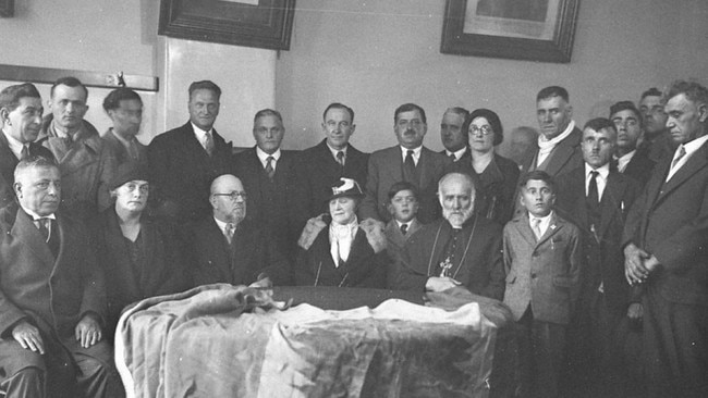 The Lebanese Maronite society was first establish in the early 1950s, with the Kfarsghab the oldest Lebanese group on Australia. Picture: Parramatta Heritage Centre