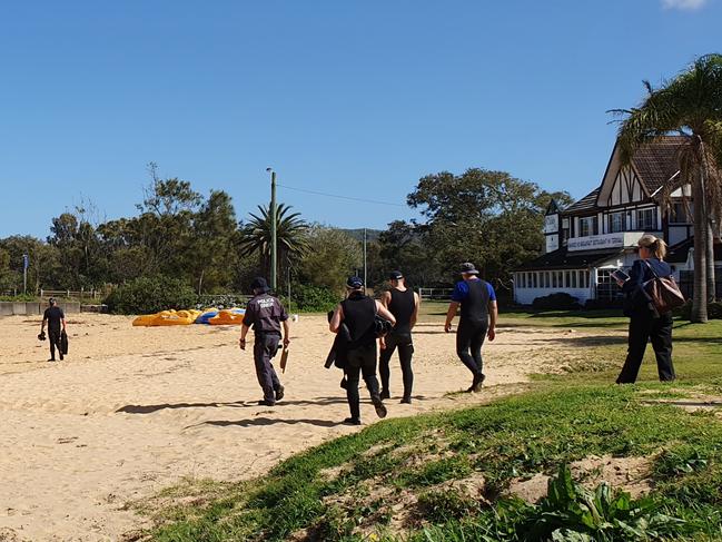 Police search Terrigal lagoon for clues in Devora Howard's death. Picture: Fiona Killman