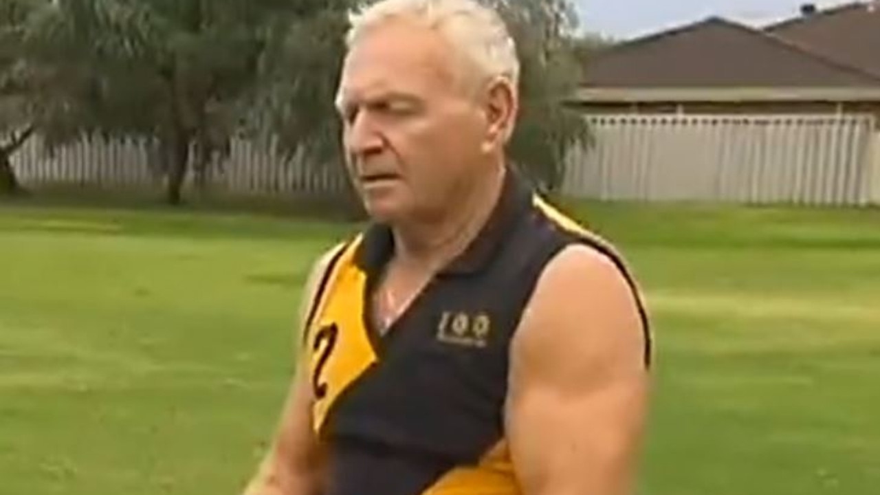 Australian football great Barry Cable is being sued over allegations he sexually abused a Perth teenager at the height of his playing career. Picture: 7 News