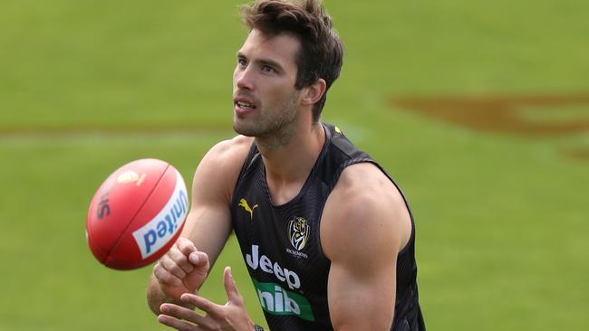 Alex Rance training earlier this month. Picture: Getty Images