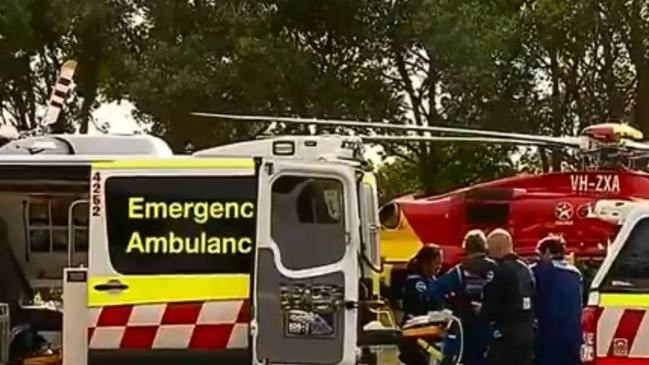 A five-year-old girl is in John Hunter Hospital after being found responsive in a hot car at Tanilba Bay. Picture: 9News