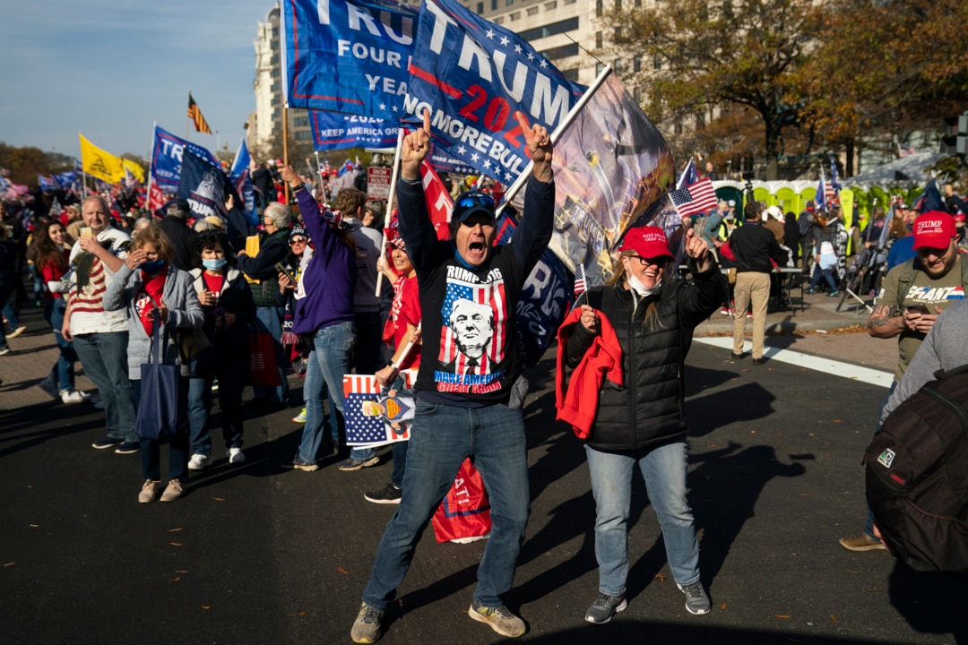 US election 2020: Trump loyalists march on Washington DC to contest ...