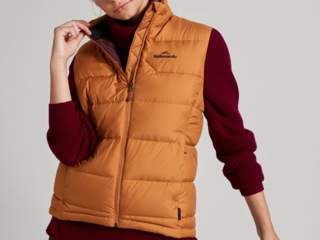 This Kathmandu puffer vest comes with all the bells and whistles.